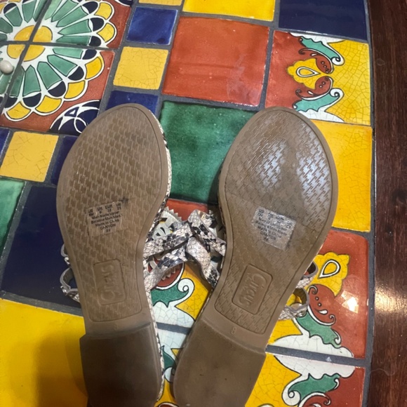 Sam Edelman Circus “Canyon” Faux Snakeskin Sandals - Picture 6 of 7